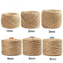 Wholesale 5mm 3 Strand Twisted Corrosion Protection Natural Hemp Rope